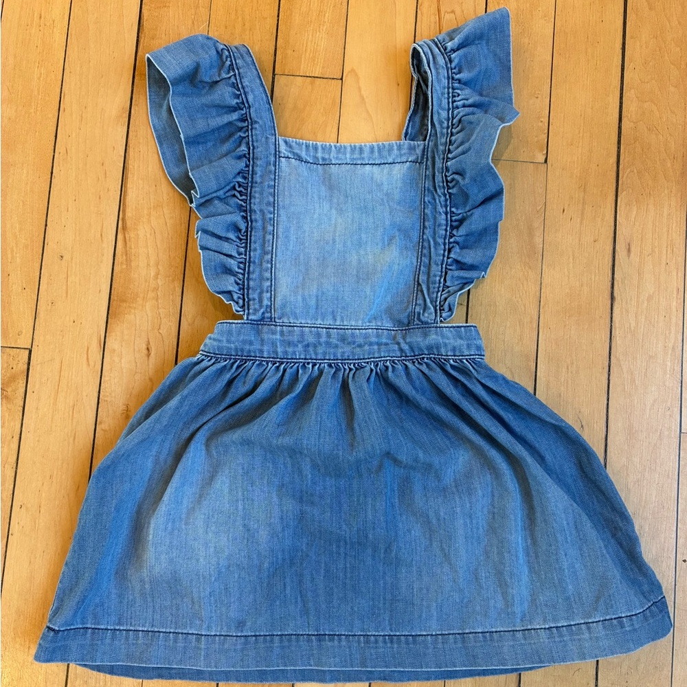 Anthem of the Ants Ruffle Jumper dress in denim size 3T